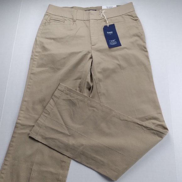 Charter Club Pants - CHARTER CLUB Womens Wide Leg Trouser Size 4 Tan Tummy Slimming Pants NWT